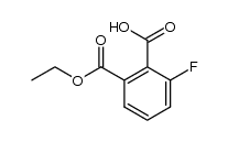 2-(ethoxycarbonyl)-6-fluorobenzoic acid Structure