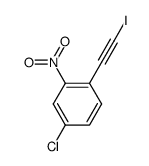 4-chloro-2-nitro-1-[2-iodoethynyl]benzene Structure