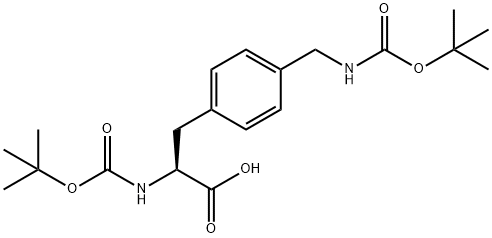 N-Boc-L-4-Boc-aminomethylPhenylalanine Structure