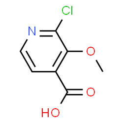 2-Chloro-3-methoxypyridine-4-carboxylic acid Structure