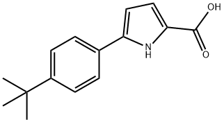 5-(4-(tert-Butyl)phenyl)-1H-pyrrole-2-carboxylic acid Structure
