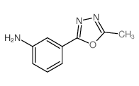 3-(5-methyl-1,3,4-oxadiazol-2-yl)aniline Structure