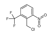 2-硝基-6-(三氟甲基)苄氯结构式