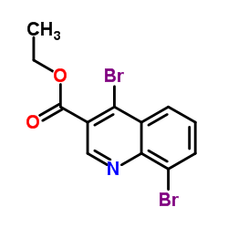 4,8-二溴-3-喹啉羧酸乙酯图片
