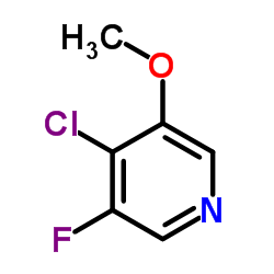 4-Chloro-3-fluoro-5-methoxypyridine Structure