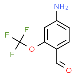 4-Amino-2-(trifluoromethoxy)benzaldehyde Structure