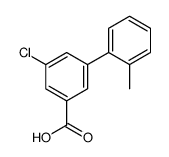3-chloro-5-(2-methylphenyl)benzoic acid结构式