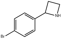 2-(4-溴苯基)氮杂环丁烷结构式
