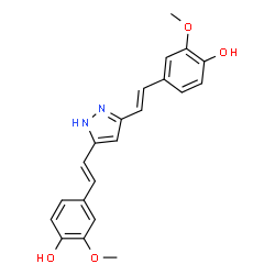 Hydrazinocurcumin结构式