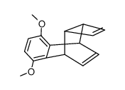 4,7-dimethoxy-2a,3,8,8a-tetrahydro-3,8-etheno-cyclobuta[b]naphthalene结构式