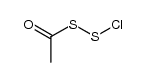 acetyl-chloro-disulfane结构式