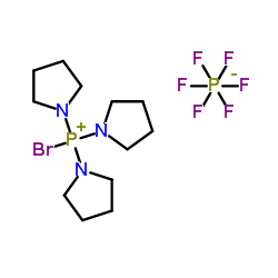 三吡咯烷基溴化鏻六氟磷酸盐结构式