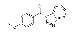 benzimidazol-1-yl-(4-methoxyphenyl)methanone结构式