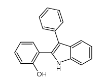 2-(2-hydroxyphenyl)-3-phenylindole结构式