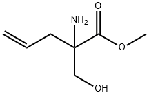 2-Amino-2-hydroxymethyl-pent-4-enoic acid methyl ester Structure