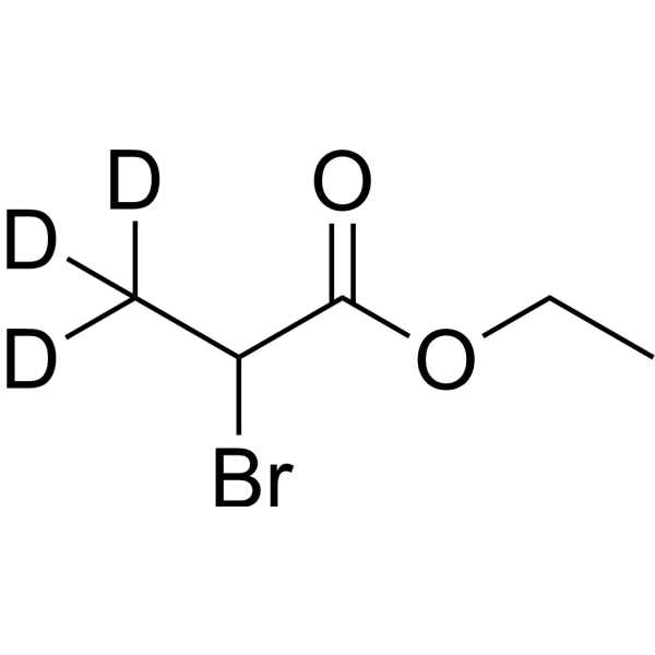 Ethyl 2-bromopropionate-d3 Structure