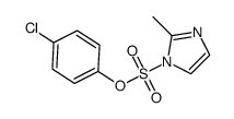 4-chlorophenyl 2-methyl-1H-imidazole-1-sulfonate Structure