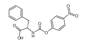 N-[(4-nitrophenoxy)carbonyl]-L-phenylalanine Structure
