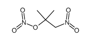 2-methyl-1-nitro-2-nitrooxy-propane结构式