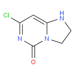 7-氯-2,3-二氢咪唑并[1,2-c]嘧啶-5(1H)-酮结构式