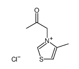 3-Acetonyl-4-methyl-1,3-thiazolium chloride结构式