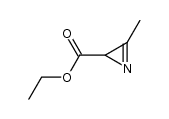 ethyl 2-methyl-2H-azirine-3-carboxylate结构式