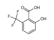 2-hydroxy-6-(trifluoromethyl)benzoic acid Structure