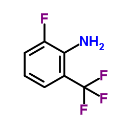 2-Fluoro-6-(trifluoromethyl)aniline Structure