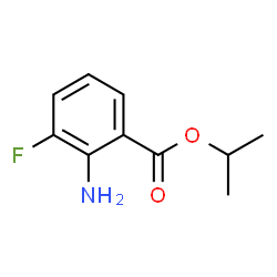 Benzoic acid, 2-amino-3-fluoro-, 1-methylethyl ester (9CI) structure