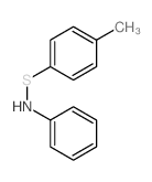 Benzenesulfenamide,4-methyl-N-phenyl- Structure