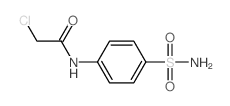 2-氯-N-(4-氨基磺酰基-苯基)-乙酰胺结构式
