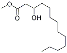 3-羟基十三烷酸甲酯结构式
