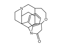 21,22-Dihydrostrychnidin-10-one结构式