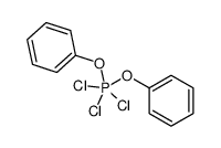 trichloro(diphenoxy)-λ5-phosphane Structure