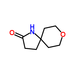 8-Oxa-1-azaspiro[4.5]decan-2-one Structure