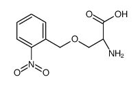 (2S)-2-amino-3-[(2-nitrophenyl)methoxy]propanoic acid结构式