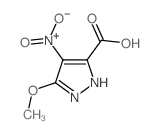 5-甲氧基-4-硝基-2H-吡唑-3-羧酸结构式
