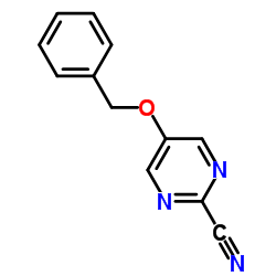 5-(Benzyloxy)pyrimidine-2-carbonitrile structure