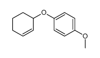 1-cyclohex-2-en-1-yloxy-4-methoxybenzene结构式