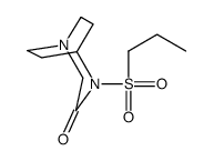 4-propylsulfonyl-1,4-diazabicyclo[3.2.2]nonan-3-one Structure