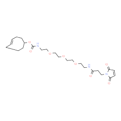TCO-PEG3-马来酰亚胺结构式