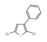 2,5-二溴-3-苯基噻吩结构式