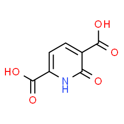 6-氧杂-1,6-二氢吡啶-2,5-二羧酸结构式