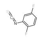 2,5-二氟苯基异硫氰酸酯结构式