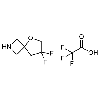 7,7-Difluoro-5-oxa-2-azaspiro[3.4]octane 2,2,2-trifluoroacetic acid Structure