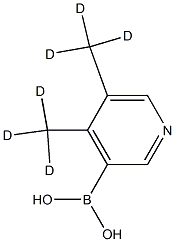 (4,5-bis(methyl-d3)pyridin-3-yl)boronic acid Structure