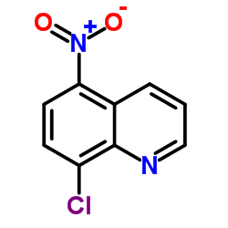 8-氯-5-硝基喹啉结构式