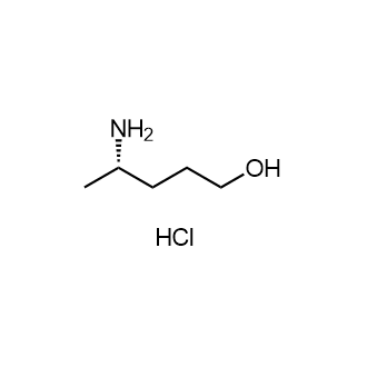 (S)-4-氨基戊烷-1-醇(盐酸盐)结构式