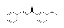 1-(3-methoxyphenyl)-3-phenyl-2-propene-1-one结构式