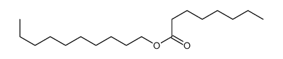 Decyl octanoate structure